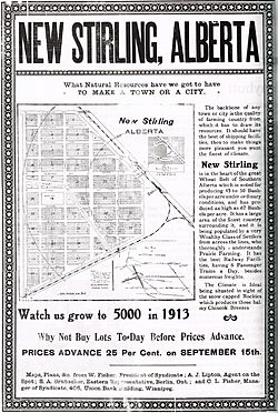 Plans for Maybutt, Alberta