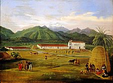 San Gabriel Mission circa 1832