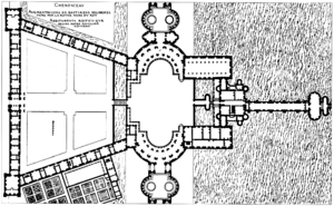 SchlossChenonceauPlanvonKatharinavonMedici