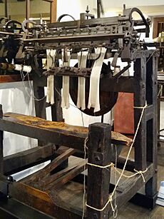 Stocking frame, Godalming Museum, Surrey