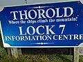 Thorold Lock 7 sign