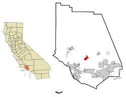 Location in Ventura County and the state of California