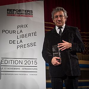 Can Dündar prix RSF Strasbourg 17 novembre 2015