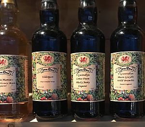 Cwm Deri liqueurs