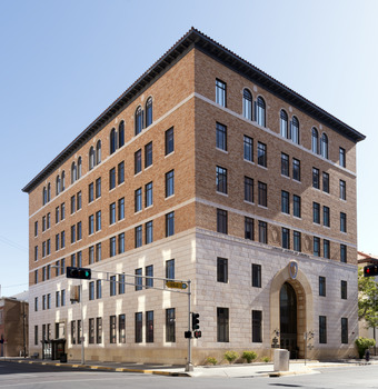 Exterior view, side. U.S. Courthouse, Albuquerque, New Mexico LCCN2013634310.tif