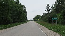 Signage looking east along Hiawatha Trail