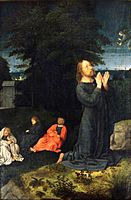 Gerard David Le Christ au jardin des oliviers