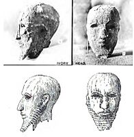 Hierakonpolis ivory head