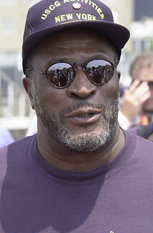 John Amos with USCG