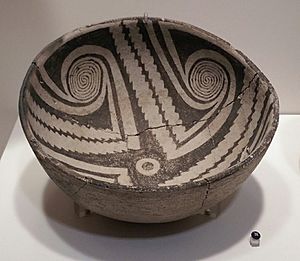 Mimbres black-on-white bowl