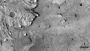 PIA24483-MarsPerseveranceRover-OctaviaEButler-LandingSite-20210305