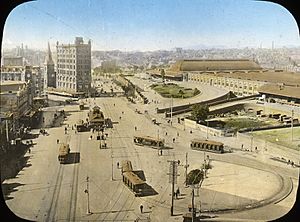 Railway Square, Sydney in 1910