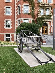 Red River cart Pembina Hall