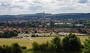 Salisbury from old Sarum