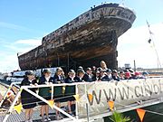 School visit to ship 20150325