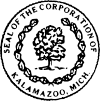 Official seal of Kalamazoo, Michigan