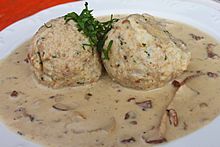 Semmelknödel Pilzsosse