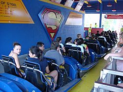 Superman Ride of Steel station