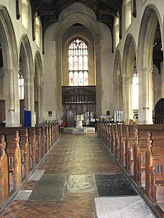 The church of St Nicholas - view west - geograph.org.uk - 843969