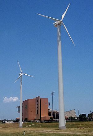 UNT wind turbines