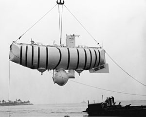 The bathyscaphe Trieste