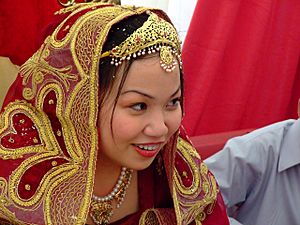 Bride at Nikah