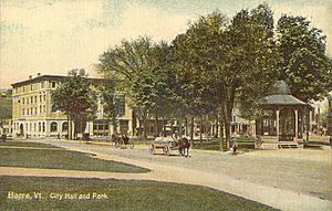 City Hall and Park, Barre, VT