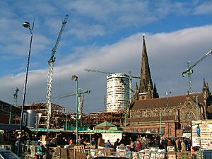 Construction of the new Bullring, Birmingham