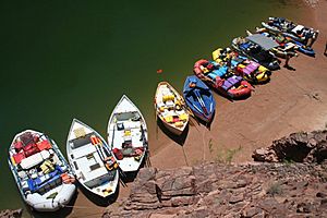 Dories in Grand Canyon