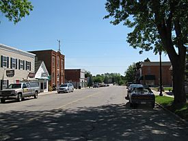 Looking east along Hegel Road