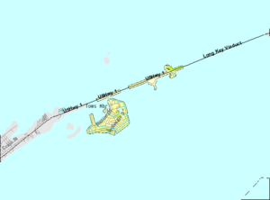 U.S. Census Bureau map of Duck Key CDP showing boundaries which include Conch Key