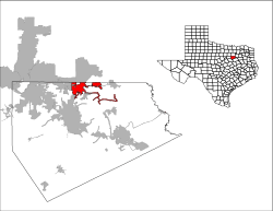 Ellis County RedOak.svg