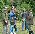 Falconry lesson