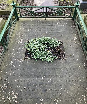 Family grave of Catherine Dickens