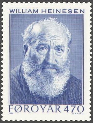 Faroe stamp 164 william heinesen.jpg