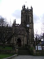 Manchester Cathedral Front Entrance