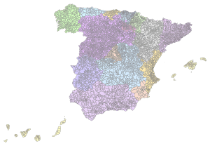 Municipalities of Spain.svg