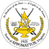 Official seal of Appomattox, Virginia