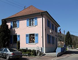 The town hall and school at Sickert