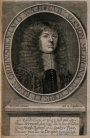 William Sermon. Line engraving, 1671, by W. Sherwin after hi Wellcome V0005382.jpg