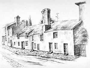 Wogan Street, Laugharne, circa 1880