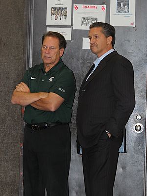 20120919 Tom Izzo and John Calipari cropped