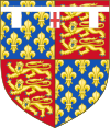 Arms of Richard of Bordeaux, Prince of Wales (later Richard II).svg