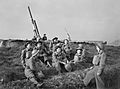 Auxiliary Territorial Service (ATS) women at a 3.7-inch anti-aircraft gun site at Wormwood Scrubs in London, 22 October 1941. H14878