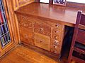 Bradley House built-in desk