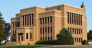 Charles Mix County Courthouse in Lake Andes