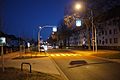 Crosswalk, with built-in lighting.