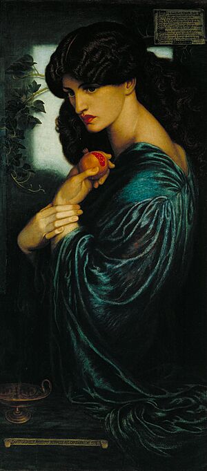 Dante Gabriel Rossetti - Proserpine - Google Art Project