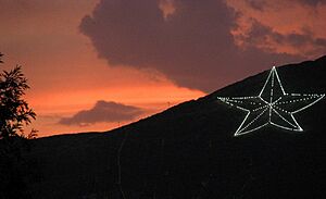 El Paso Star at Sunset