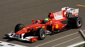 Felipe Massa Ferrari during Bahrain 2010 GP